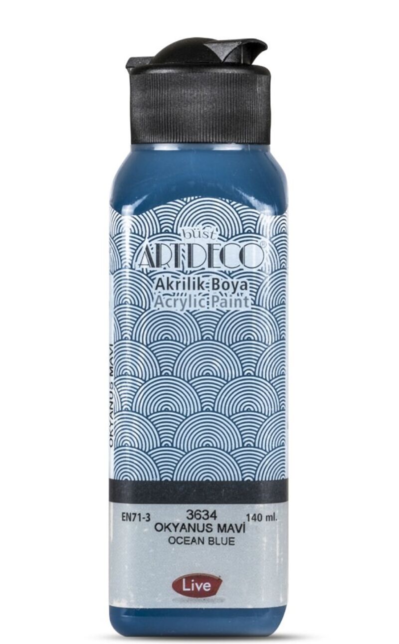 Artdeco Akrilik Boya 140ml Okyanus Mavi 3634 Lv-y-070r-3634
