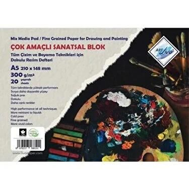 Art Liva Çok Amaçlı Sanatsal Resim Defteri Sip.25*35 Cm 300gr 20 Yp.