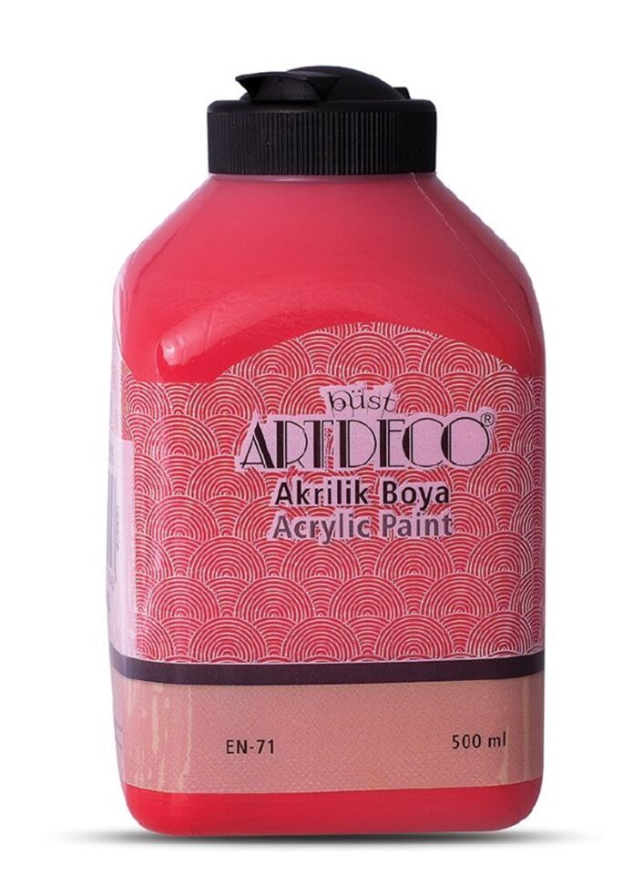 Artdeco Akrilik Boya 500ml Kırmızı 3016 Lv-y-070l-3016