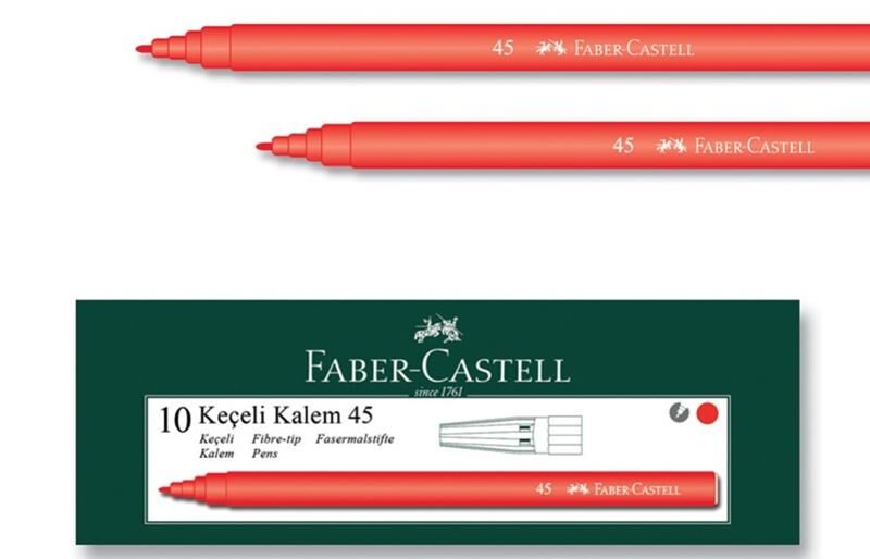 Faber Castell Keçeli Kalem 45 ( Tek Renk )