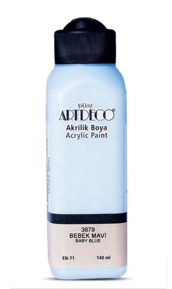 Artdeco Akrilik Boya 140ml Bebek Mavi 3679 Lv-y-070r-3679