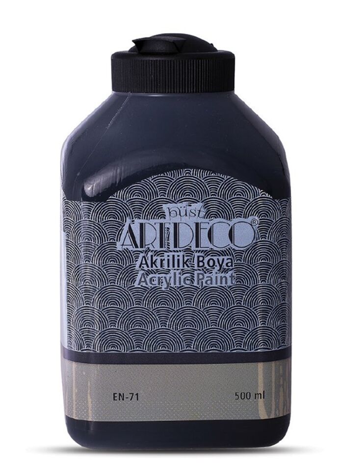 Artdeco Akrilik Boya 500ml Siyah 3618 Lv-y-070l-3618