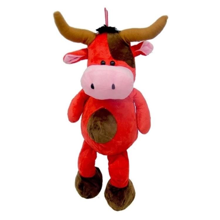 Kızılkaya Peluş Kırmızı Boğa 25cm G5153