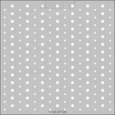 Artdeco Stencil 30x30cm Noktalar 125 Lv-y-100-st125