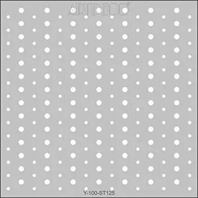 Artdeco Stencil 30x30cm Noktalar 125 Lv-y-100-st125