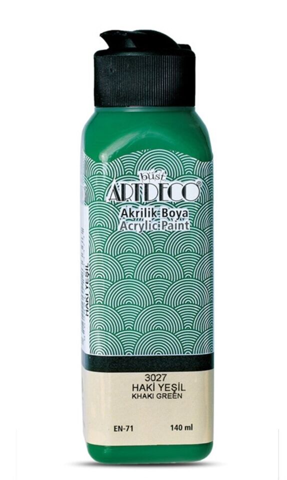 Artdeco Akrilik Boya 140ml Haki Yeşil 3027 Lv-y-070r-3027