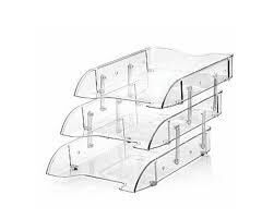 Cassa Plastik Evrak Rafı 3'lü Şeffaf 8808