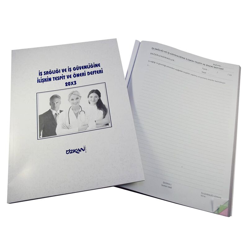 Özkan Tespit Öneri Defteri Karton Kapak 20x3 Nüsha G5022