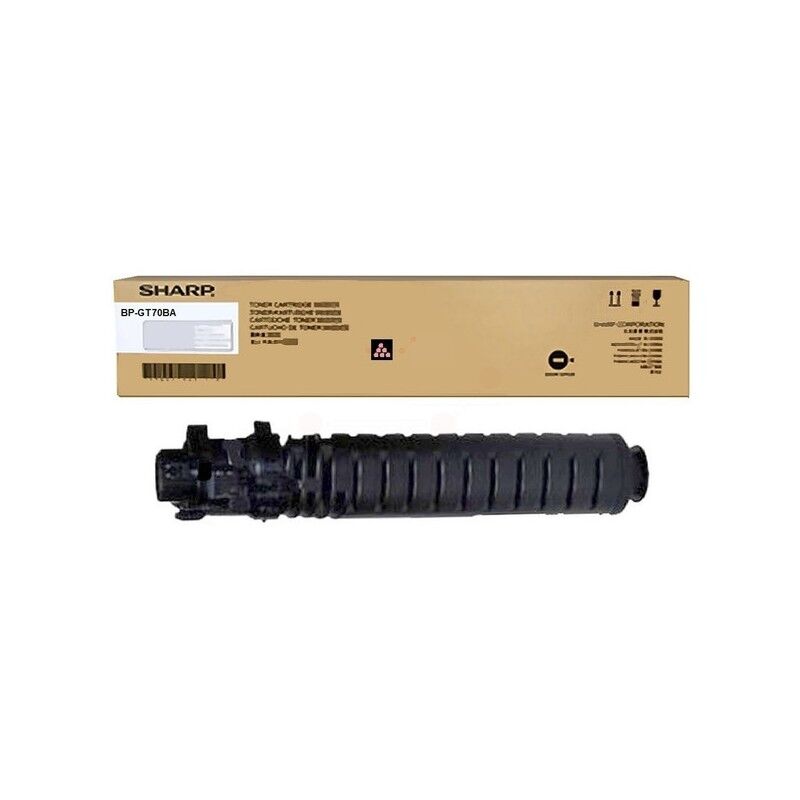 Sharp Bp-gt70ba Black Siyah Orjinal Fotokopi Toneri Bp-50c26-50c31-50c36-50c45-50c55 40.000 Sayfa
