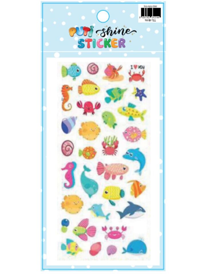 Puti Sticker Deniz Hayvanları Pt-10144