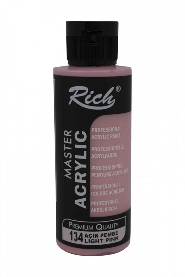 Rich Master Akrilik Boya 120 Cc Açık Pembe Akr-120-134