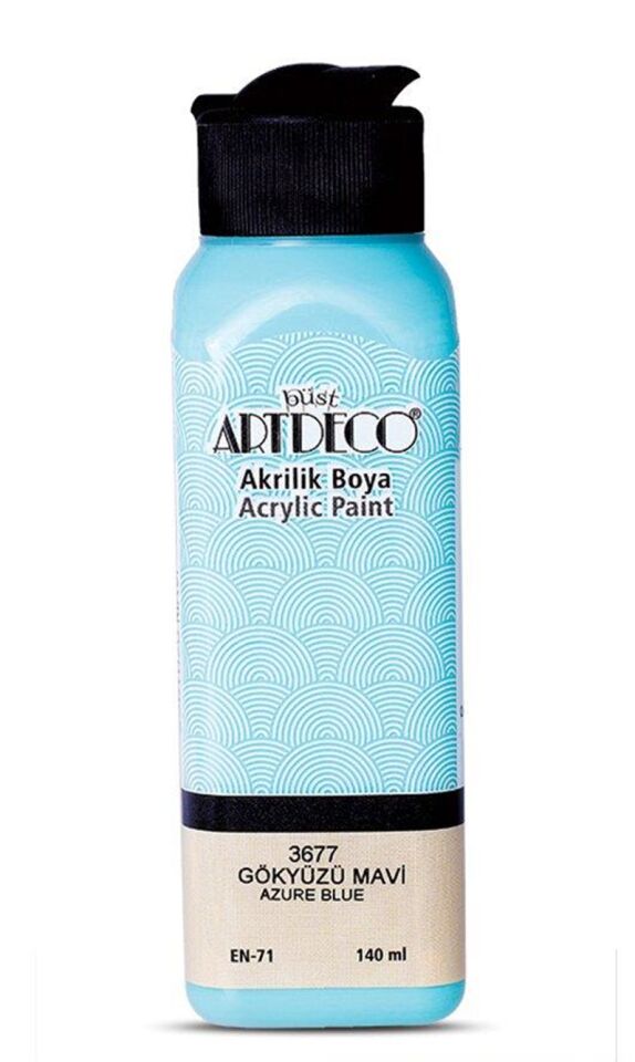 Artdeco Akrilik Boya 140ml Gökyüzü Mavi 3677 Lv-y-070r-3677