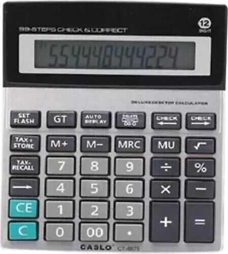 Caslo Hesap Makinesi 12 Hane Masaüstü Ct-8875