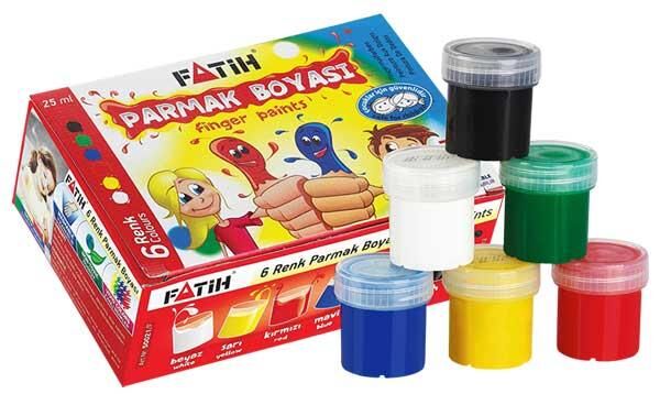 Fatih Parmak Boyası 6 Renk 25 Ml Şişe Fa-50021