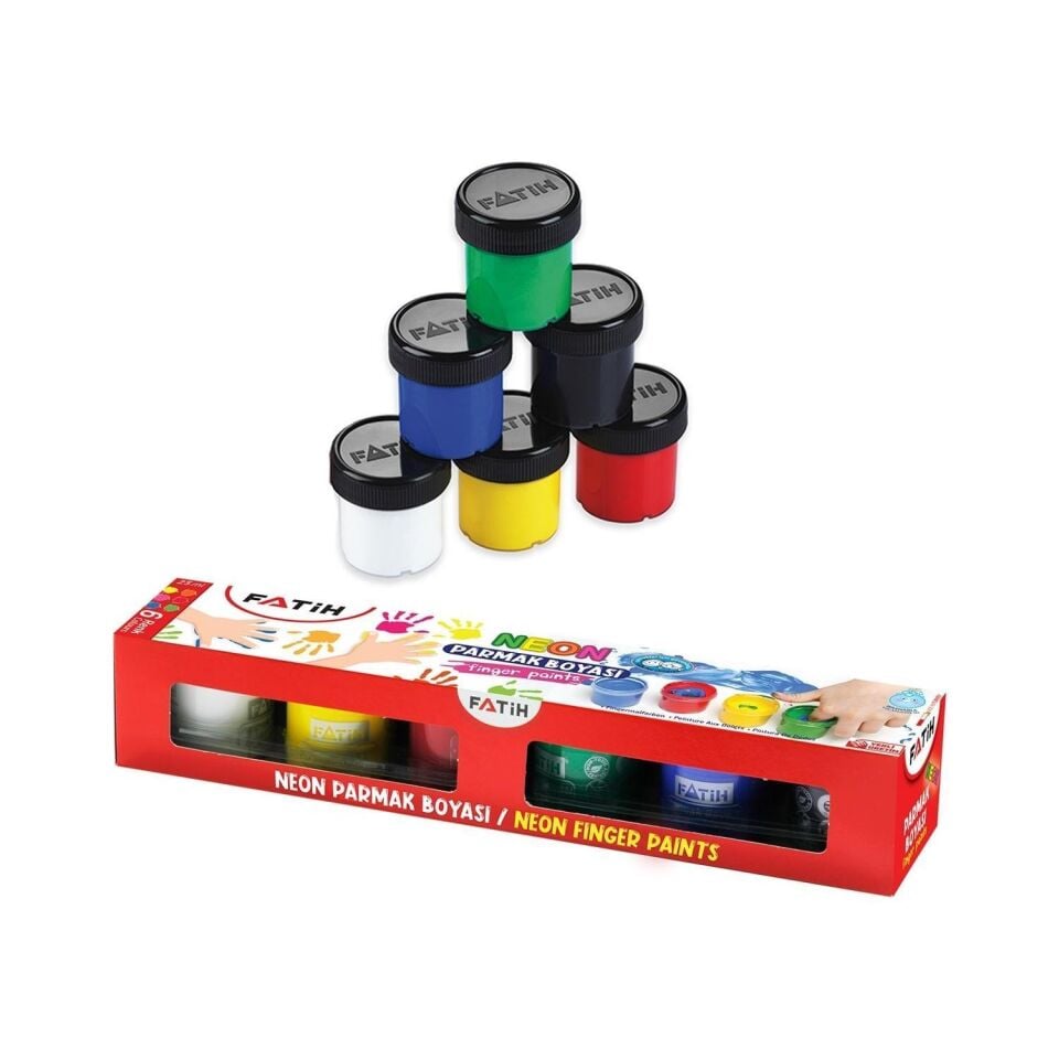 Fatih Parmak Boyası 6 Renk 25 Ml Şişe Fa-50021