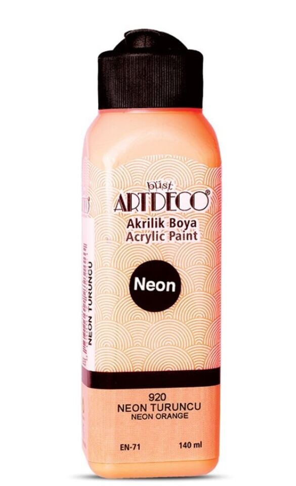 Artdeco Akrilik Boya 140ml Neon Turuncu 920 Lv-y-070r-920