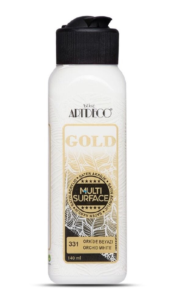 Artdeco Gold Multi-surface Akrilik Boya 140ml Orkide Beyazı 331 Lv-y-g70r-331