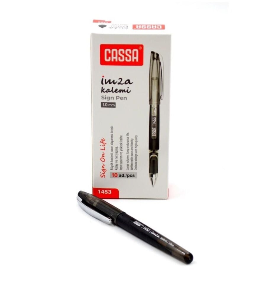 Cassa İmza Kalemi 1.0 Mm Siyah 1453