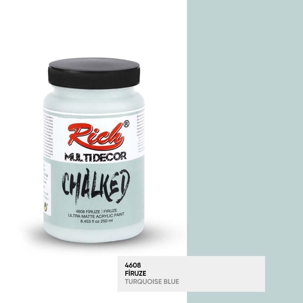 Rich Multi Decor Chalked 250 Cc Firuze Mdc-250-4608