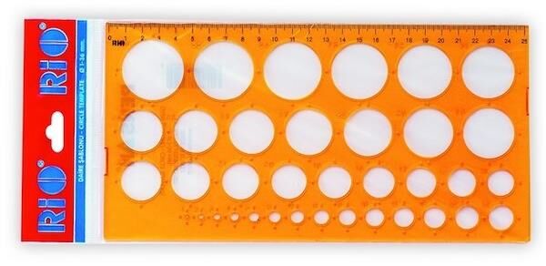 Rio Daire Şablonu 1-36 Mm