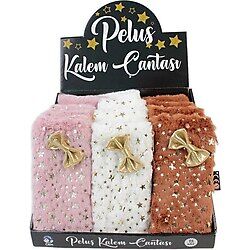 Dolphın Pp-630 Peluş Kalem Çantası-yaldızlı Kç