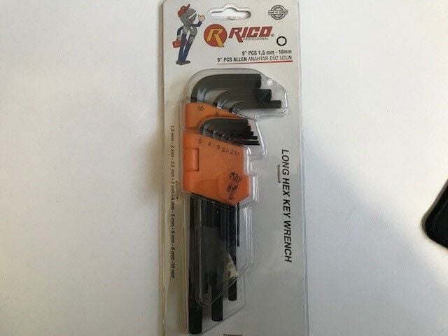 Rıco 013-rc0215 Düz 9lu Uzun Alyan Takımı