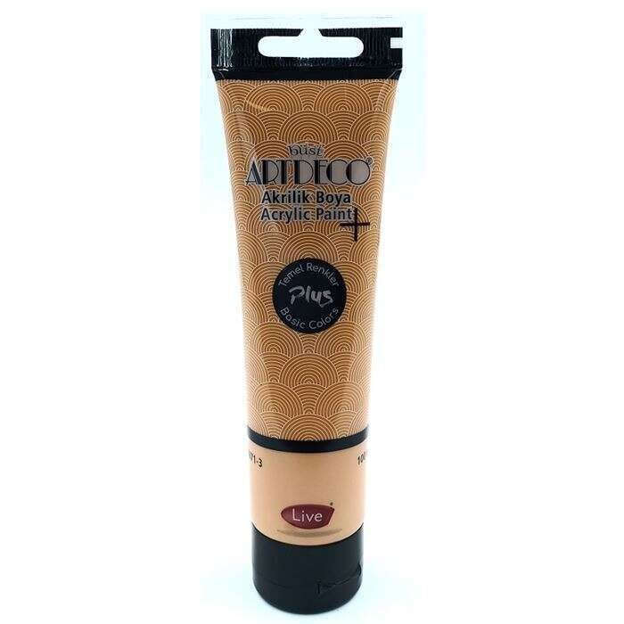 Artdeco Plus Akrilik Boya 100ml Tüp Okre Kahve 484 Lv-y-t70d-484