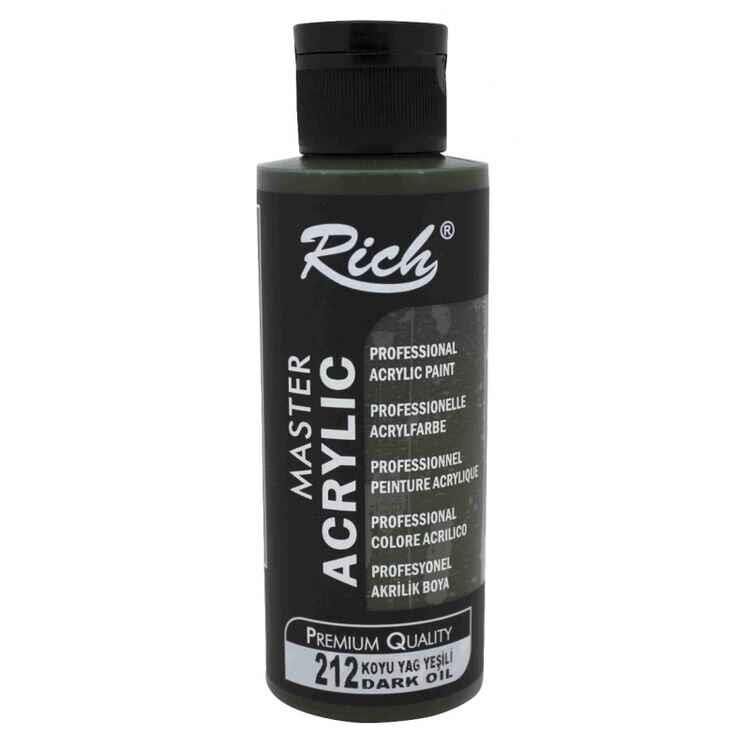 Rich Master Akrilik Boya 120 Cc Koyu Yağ Yeşili Akr-120-212
