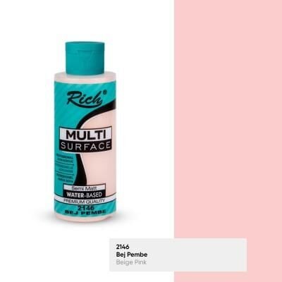 Rich Multi Surface Akrilik Boya 120 Cc Bej Pembe Mls-120-2146