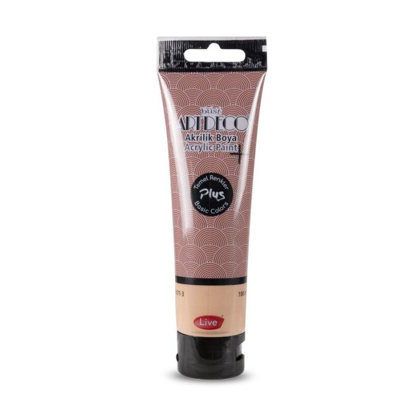 Artdeco Plus Akrilik Boya 100ml Tüp Kızıl Kahve 488 Lv-y-t70d-488