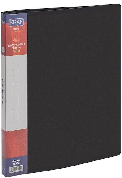 Kraf Sıkıştırmalı Dosya Siyah Ab307a