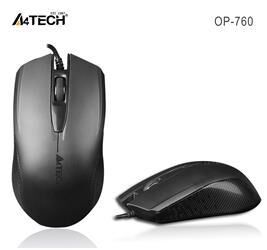A4 Tech Op-760 Usb Siyah V-track 1000 Dpı Kablolu Mouse