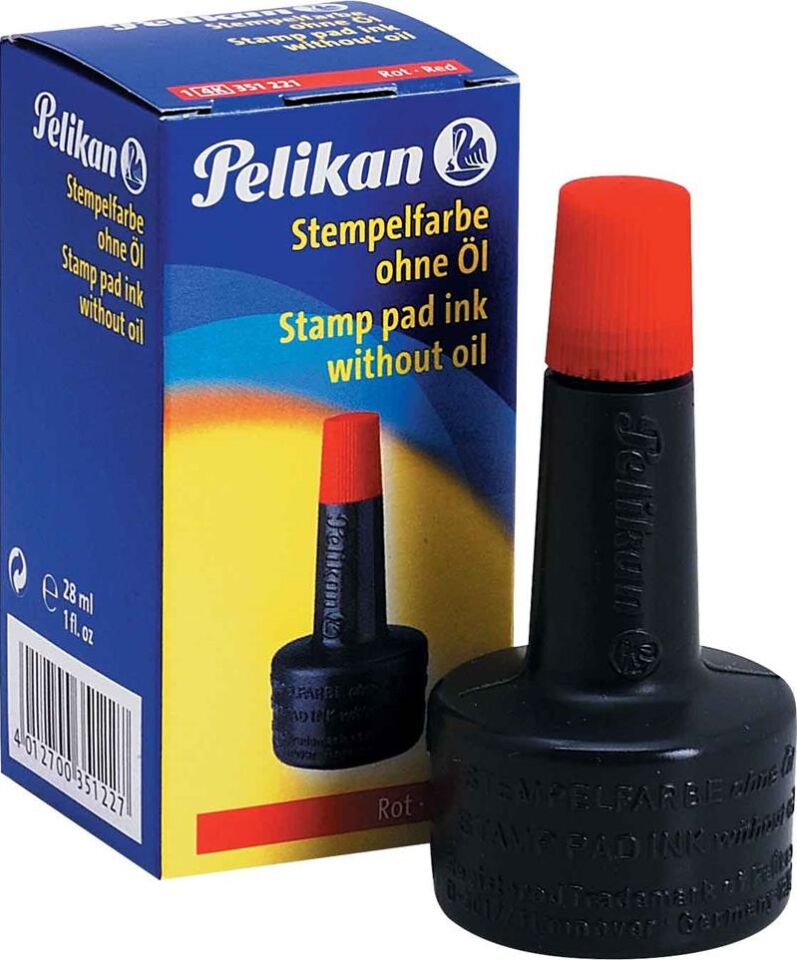 Pelikan Istampa Mürekkebi 28 Ml Kırmızı P-351221