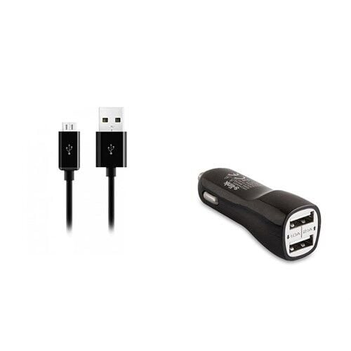 S-link Smg-444 2.1a Micro Usb Akıllı Telefonlar 2in1 Araba Şarjı Ve Kablosu