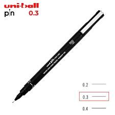 Uniball Pin 0.3 Fine Line Akrilik Uçlu Kalem Siyah Pın03-200