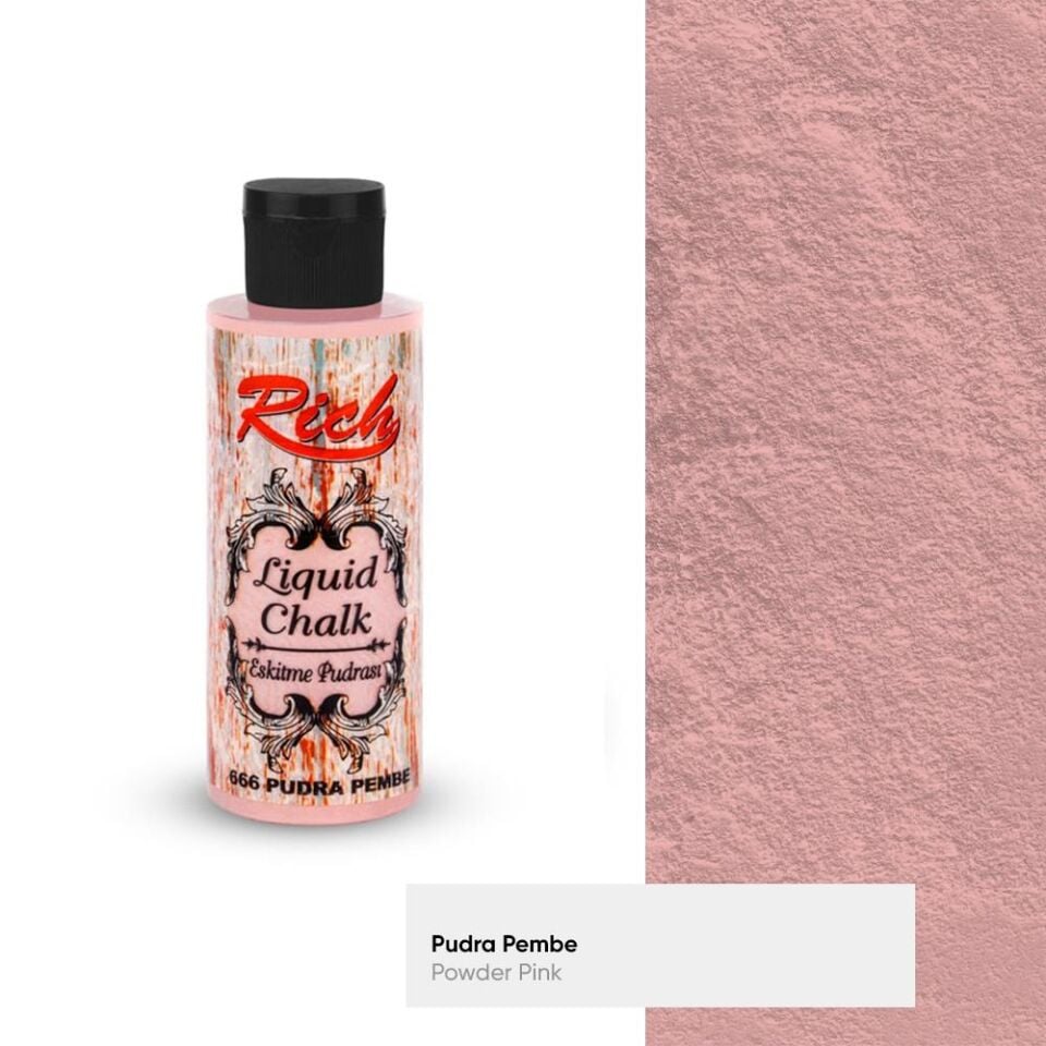 Rich Eskitme Pudrası 120 Cc ( 666 ) Pudra Pembe Esp-120-03013