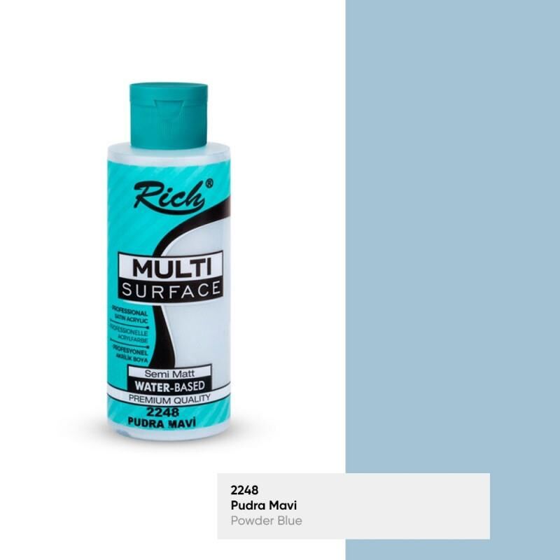 Rich Multi Surface Akrilik Boya 120 Cc Pudra Mavi Mls-120-2248