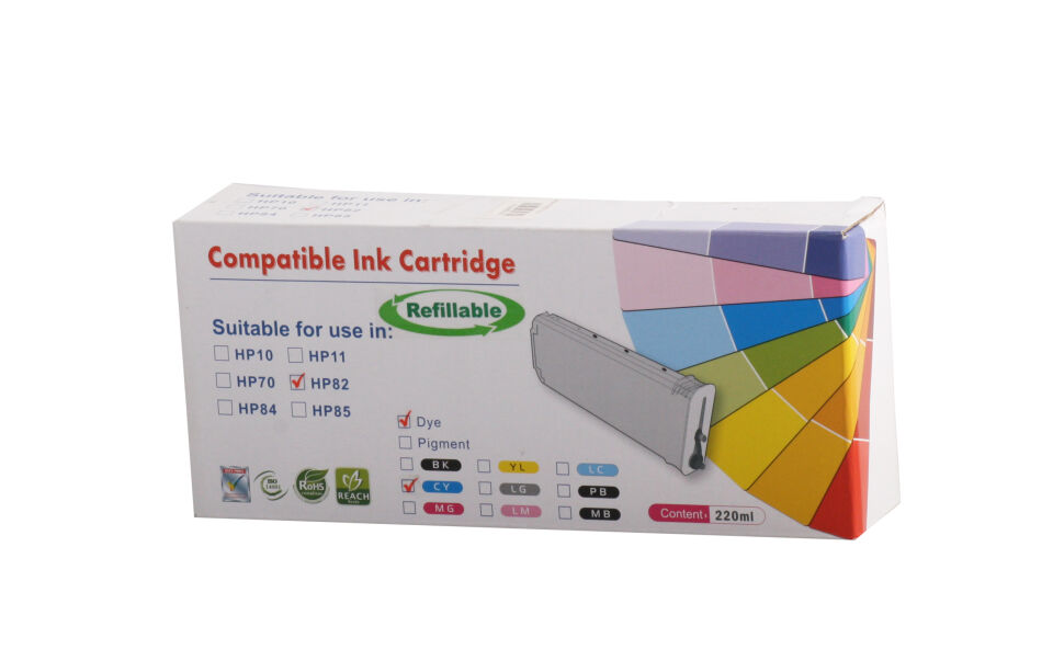 Print-rite Hp Ch566a Cyan Mavi Kartuş(82)