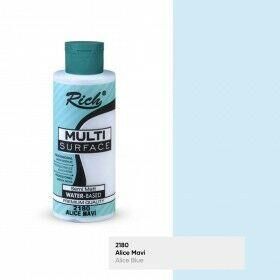Rich Multi Surface Akrilik Boya 120 Cc Alıce Mavi Mls-120-2180