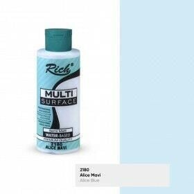 Rich Multi Surface Akrilik Boya 120 Cc Alıce Mavi Mls-120-2180