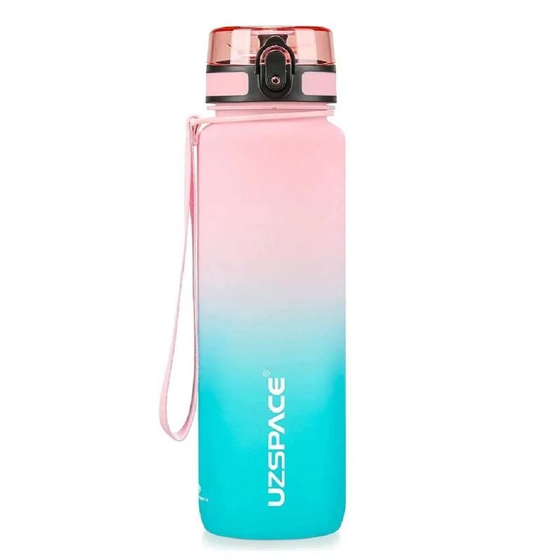 Uzspace Trıtan 1000 Ml Matara Pembe-turkuaz 3038-4