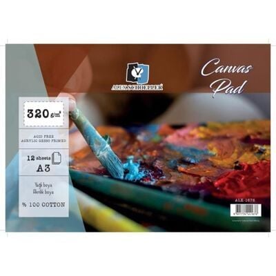 Alex A3 320 Gr Spr Canvas Pad 12.li Alx-1676 Alx-1676