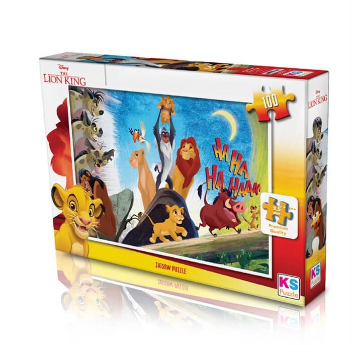 Ks Games Puzzle 100 Parça Lıon Kıng Lk-714