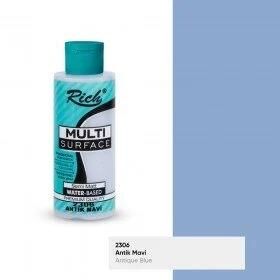 Rich Multi Surface Akrilik Boya 120 Cc Antik Mavi Mls-120-2306