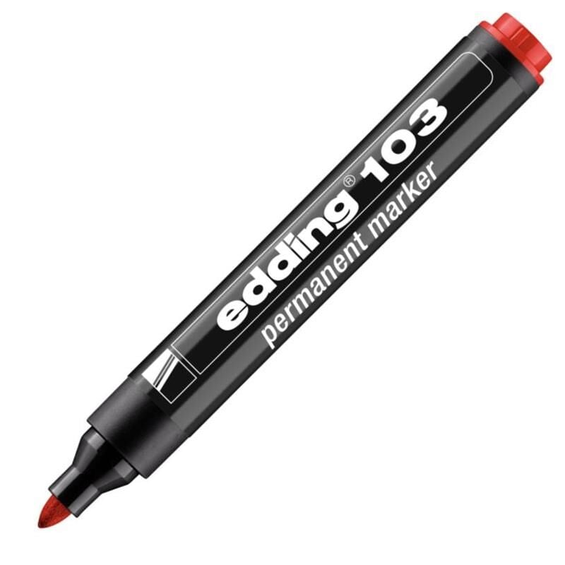 Edding Permanent Markör Kırmızı (e-103) Ed10302
