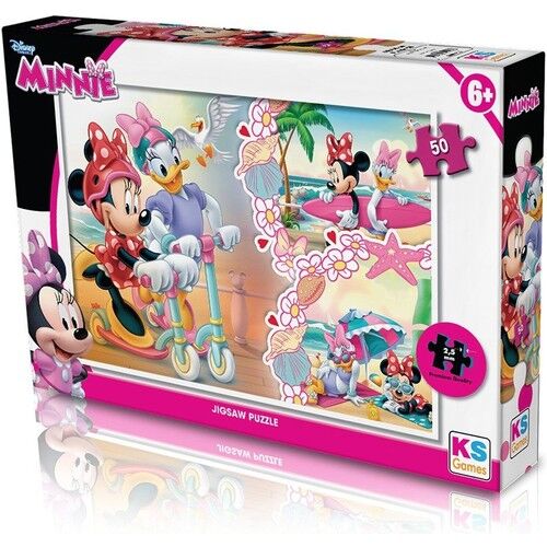 Ks Games Puzzle 50 Parça Minnıe Mın-709