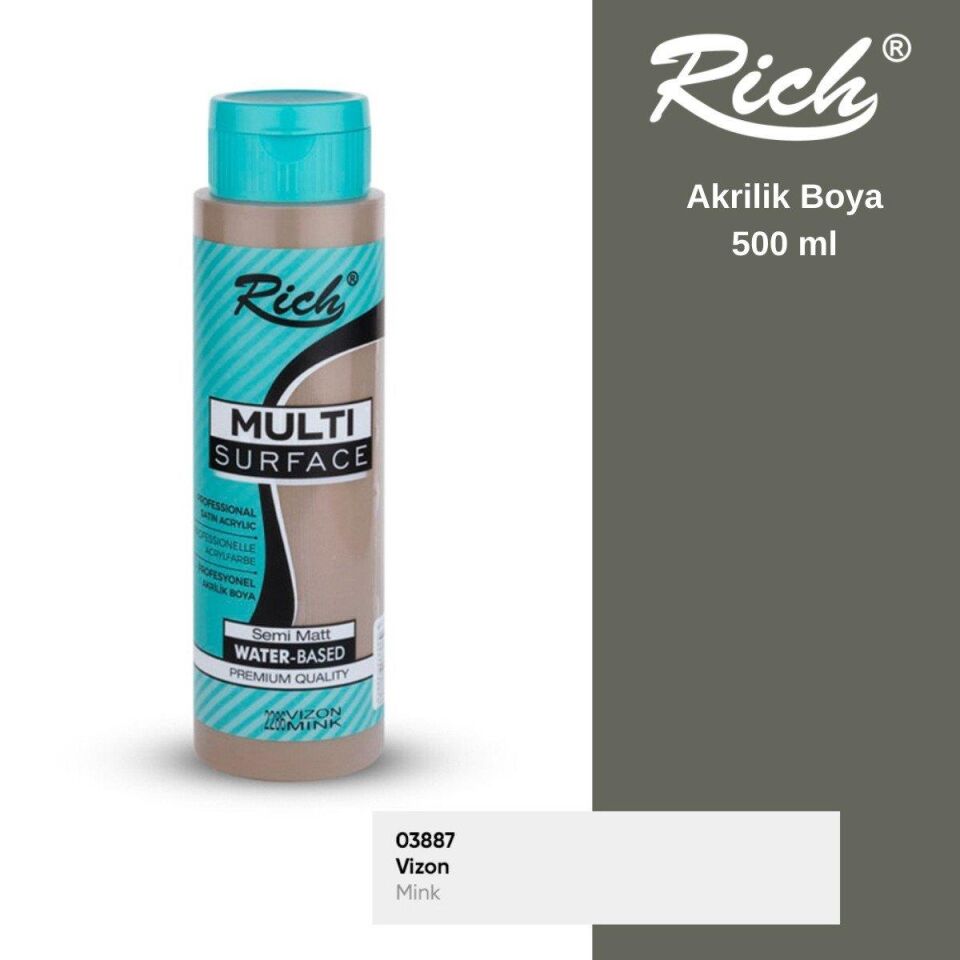 Rich Multi Surface Akrilik Boya 500 Cc ( 2286 ) Vizon Mls-500-03887