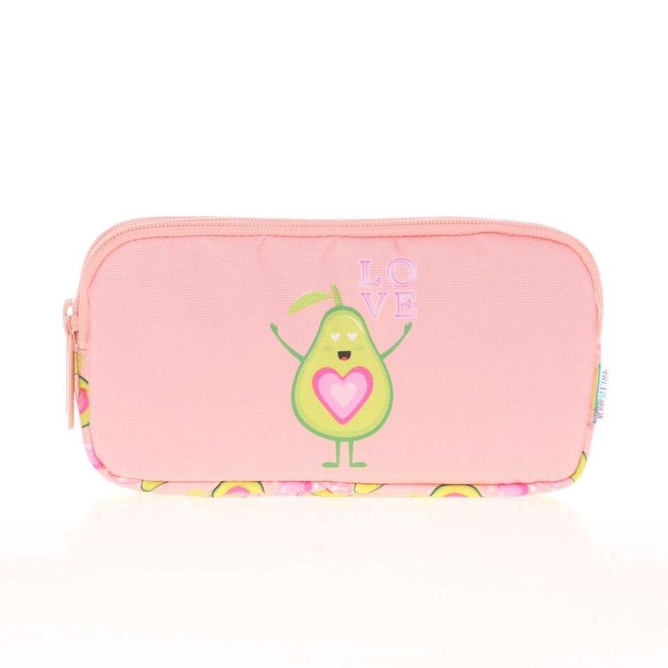 Kaukko Kıds&love 3 Bölmeli Kalem Çantası (aynalı-taşlı Avocado) L8096