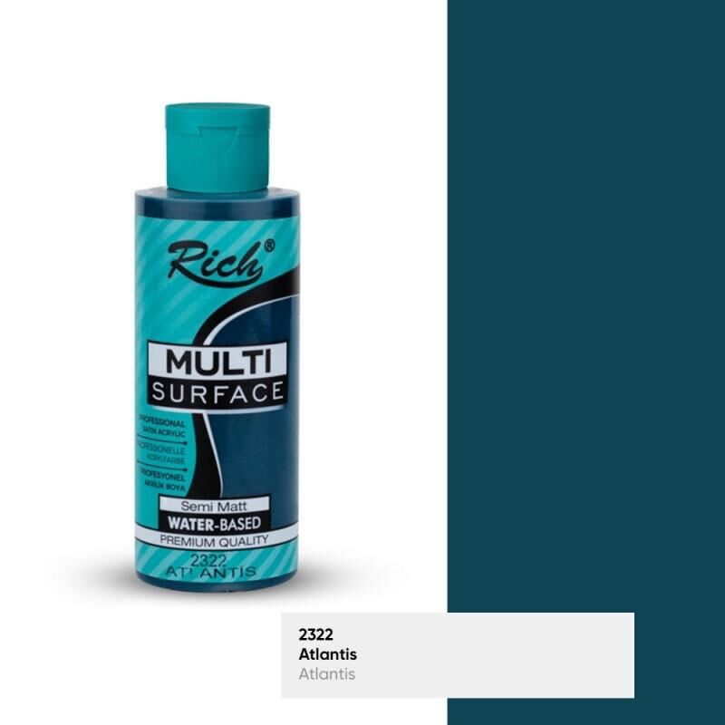Rich Multi Surface Akrilik Boya 120 Cc Atlantis Mls-120-2322