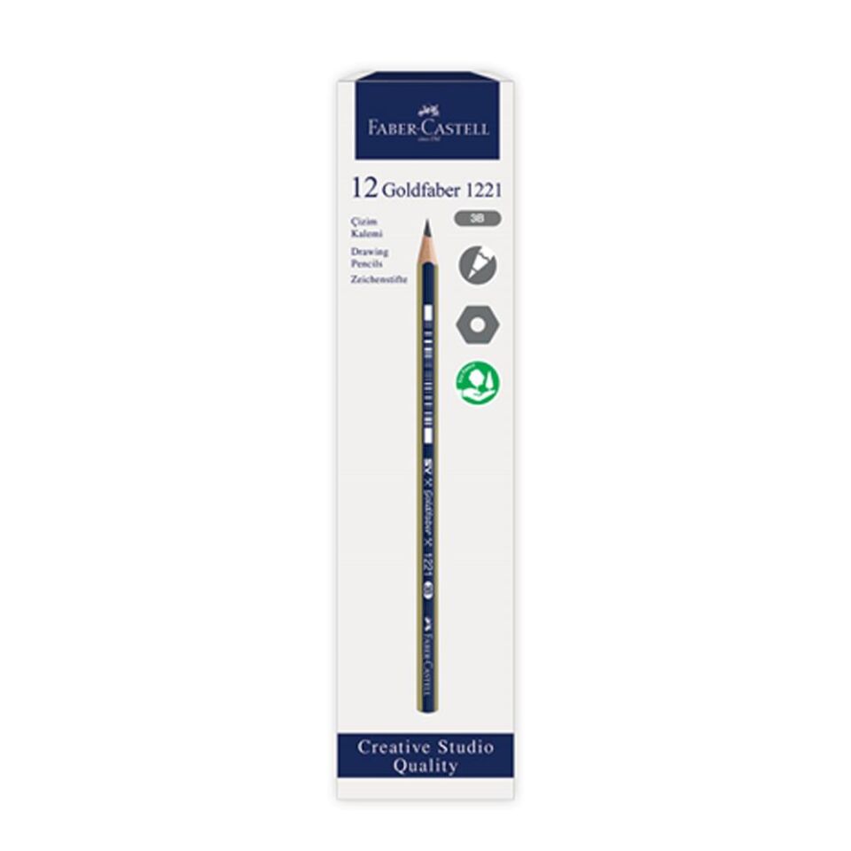 Faber Castell 8b Goldfaber 1221 Dereceli Kalem 16123